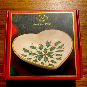 Lenox Holiday Archive Heart Candy Dish